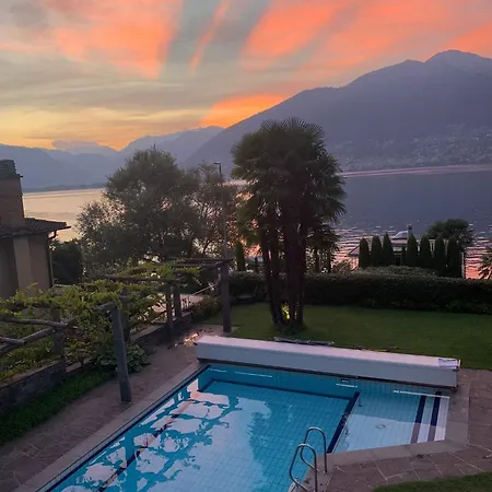 Casa Al - Mit Pool&privatem Seezugang Gambarogno